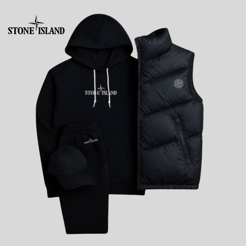Complete Set | Sweatshirt + Pants + Puffer Jacket