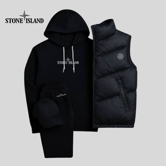 Complete Set | Sweatshirt + Pants + Puffer Jacket