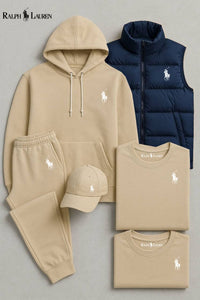 Beige/Blue