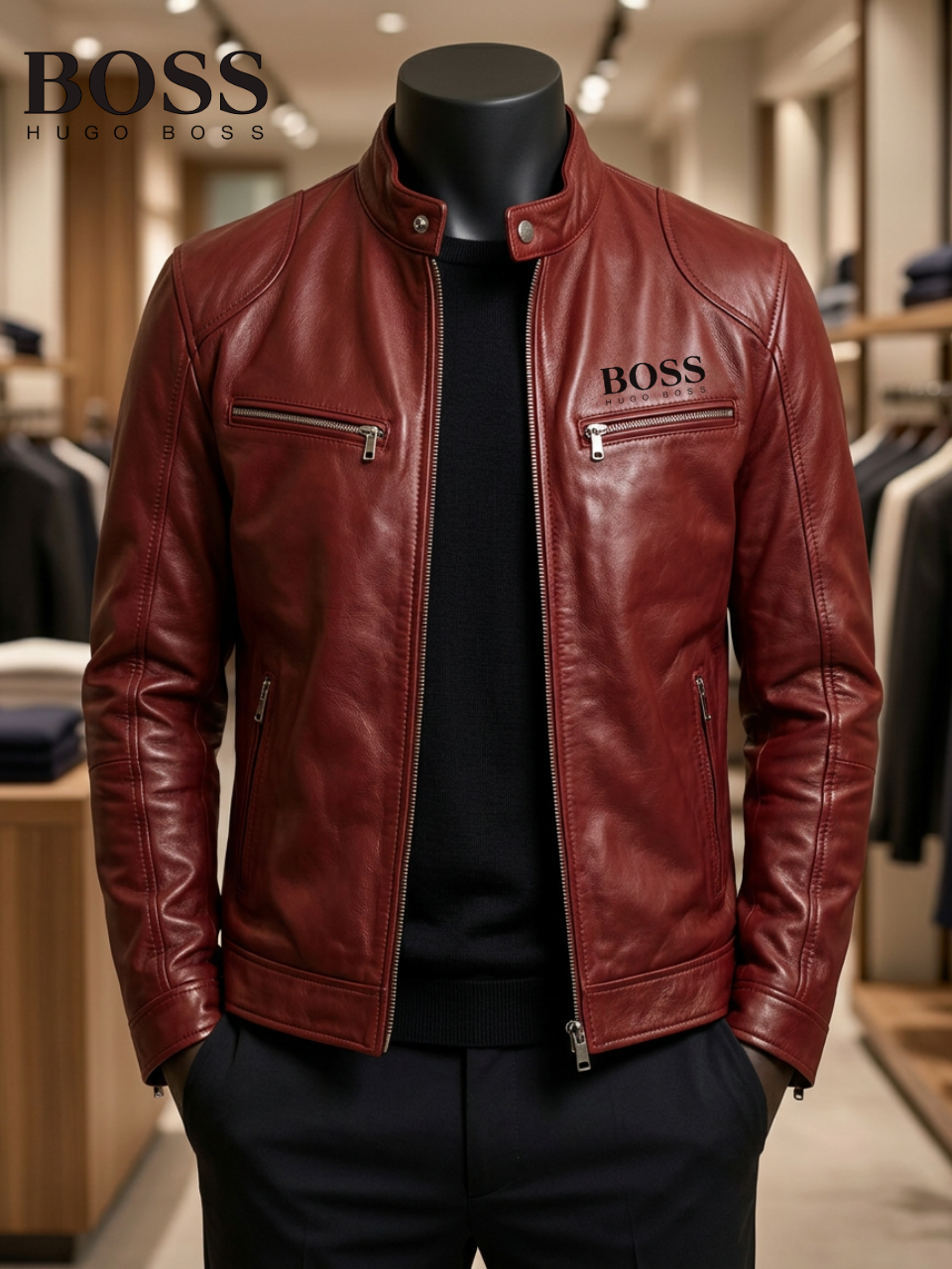 B0SS | Leather Jacket Limited