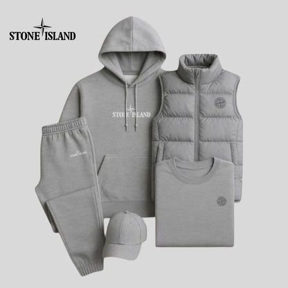 Complete Set | Sweatshirt + Pants + Puffer Jacket